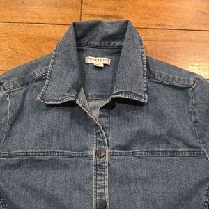 Pendleton‎ Women's Denim Button-front Jacket Medium Tall
